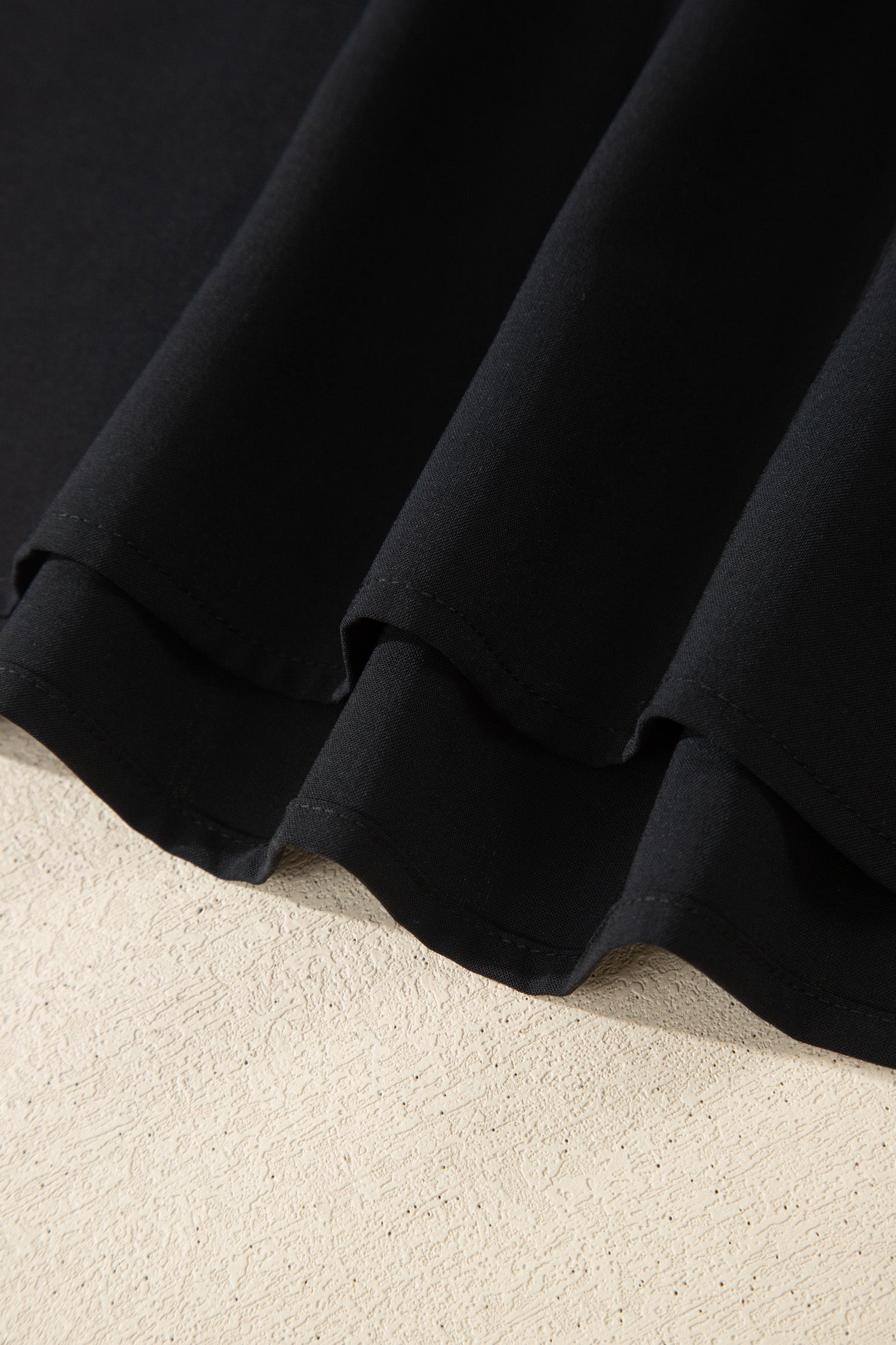 Black Bow Decor Backless Short Sleeve Shift Mini Dress